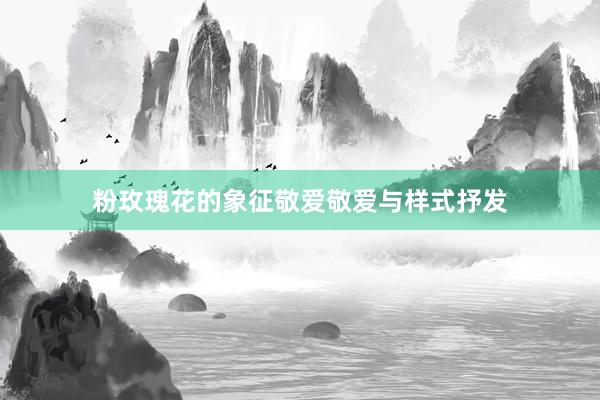 粉玫瑰花的象征敬爱敬爱与样式抒发
